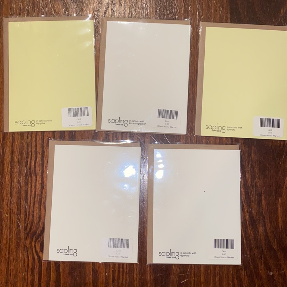 Set of 5 sarcastic, sassy notecards.high quality Sapling Press heavyweight cards - Picture 7 of 8